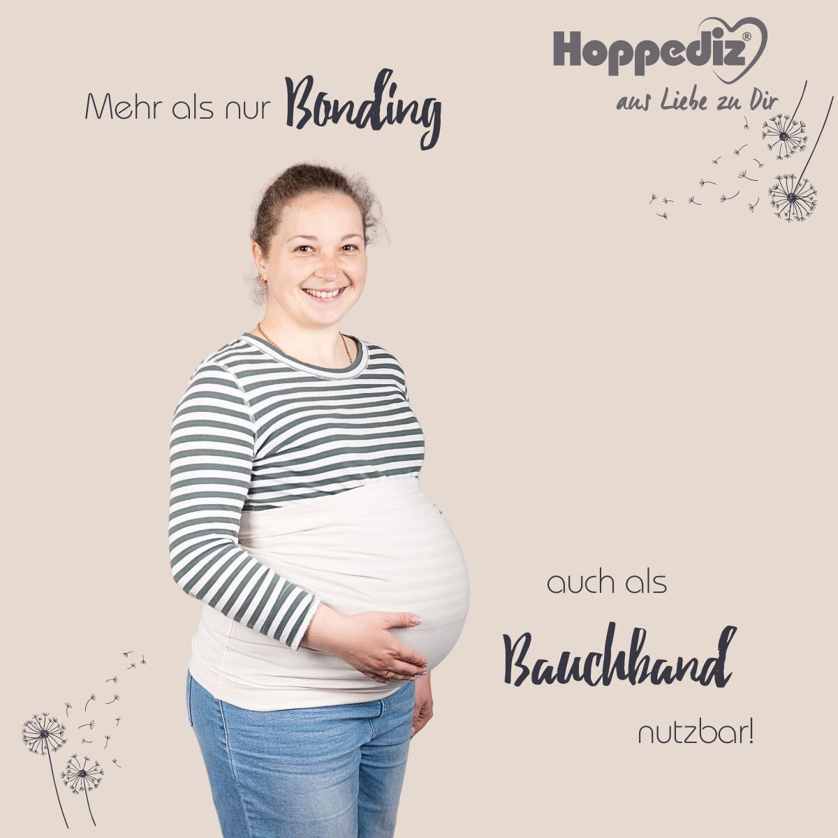Fördere die Bindung zu deinem Neugeborenen. Das elastische Bonding-Top stabilisiert Frühchen beim Känguruhen und unterstützt ungestörtes Stillen.