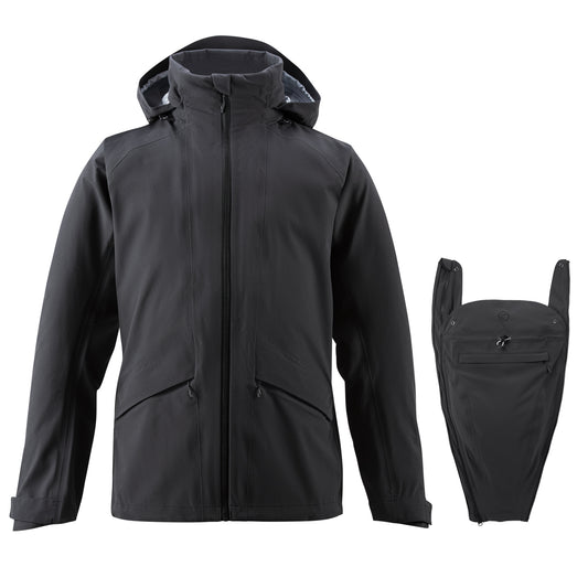 Endlich auch für Trage-Papas! Die robuste 3-in-1 Softshell-Jacke ist absolut winddicht, wasserabweisend und punktet mit einem sportlichen Outdoor-Look.