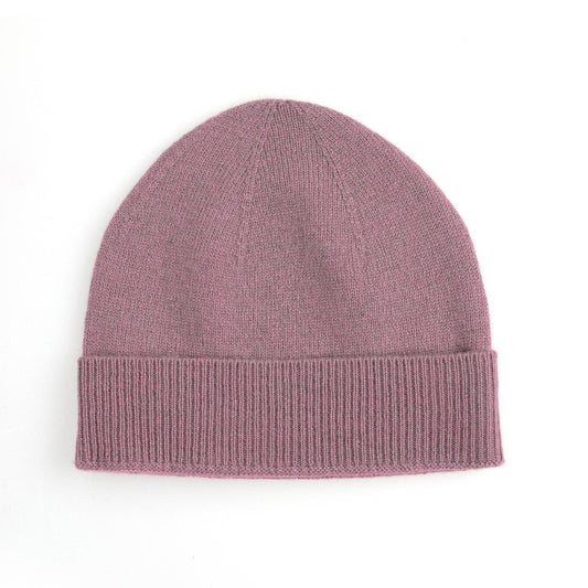 Lässiger Look und kratzfreie Wärme! Die weiche Beanie-Strickmütze mit breitem Umschlag aus 100% Merinowolle ist elastisch und wächst lange mit.