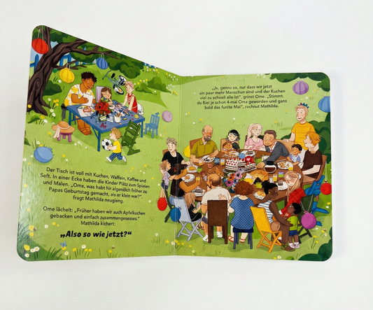 Familie ist, wen man liebt! Ein warmherziges Bilderbuch über Regenbogenfamilien, Patchwork und die Erkenntnis, dass echte Verbundenheit zählt.