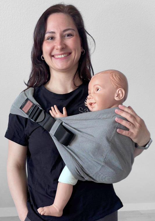 LELIBA Hopper Hüfttrage aus Bio-Baumwolle – in Sekunden bereit, ergonomisch & rückenschonend. Ideal für Lauflernkinder bis 20 kg. Jetzt entdecken!