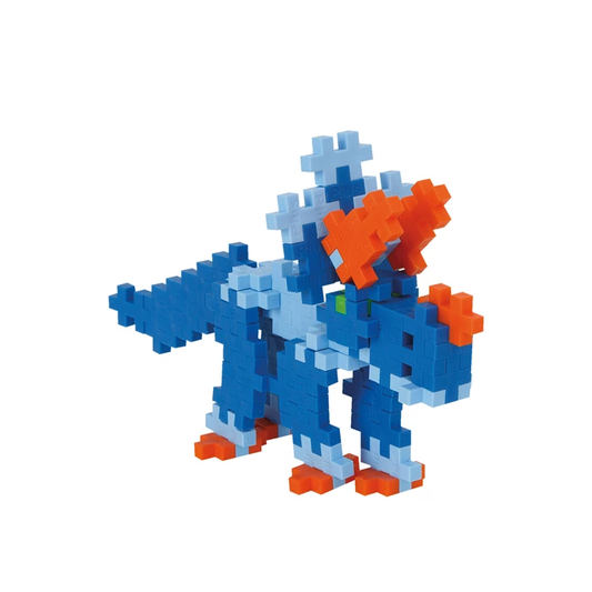 Urzeit-Abenteuer fürs Kinderzimmer! Das bunte Bauset inklusive Anleitung lässt kleine Dino-Fans einen coolen 3D-Triceratops erschaffen.