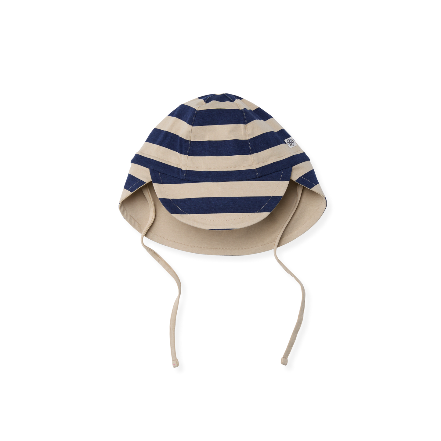 Zuverlässiger UV-Schutz für kleine Köpfe. Der leichte, mitwachsende Sonnenhut aus weichem Bambus-Mix schützt Nacken und Ohren perfekt vor der Sonne.