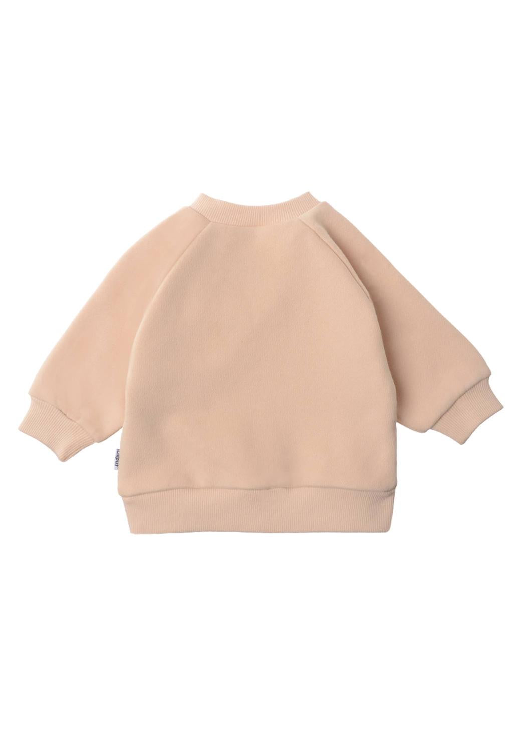 Das Must-Have für kleine Milch-Fans! Das trendige beige Sweatshirt mit humorvollem """"Oh Milk""""-Statement überzeugt durch extra weichen Tragekomfort.""
