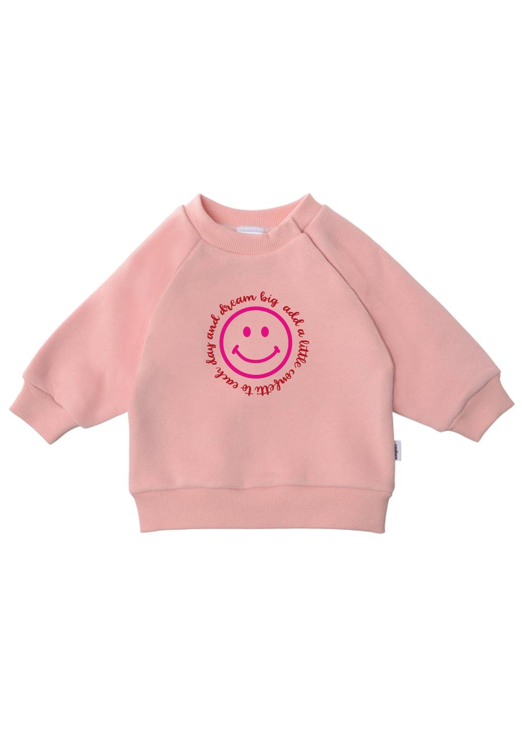 Bring Konfetti in den Alltag! Das dunkelblaue Sweatshirt mit inspirierendem """"Add a little confetti""""-Print steckt voller positiver Energie und wärmt toll.""