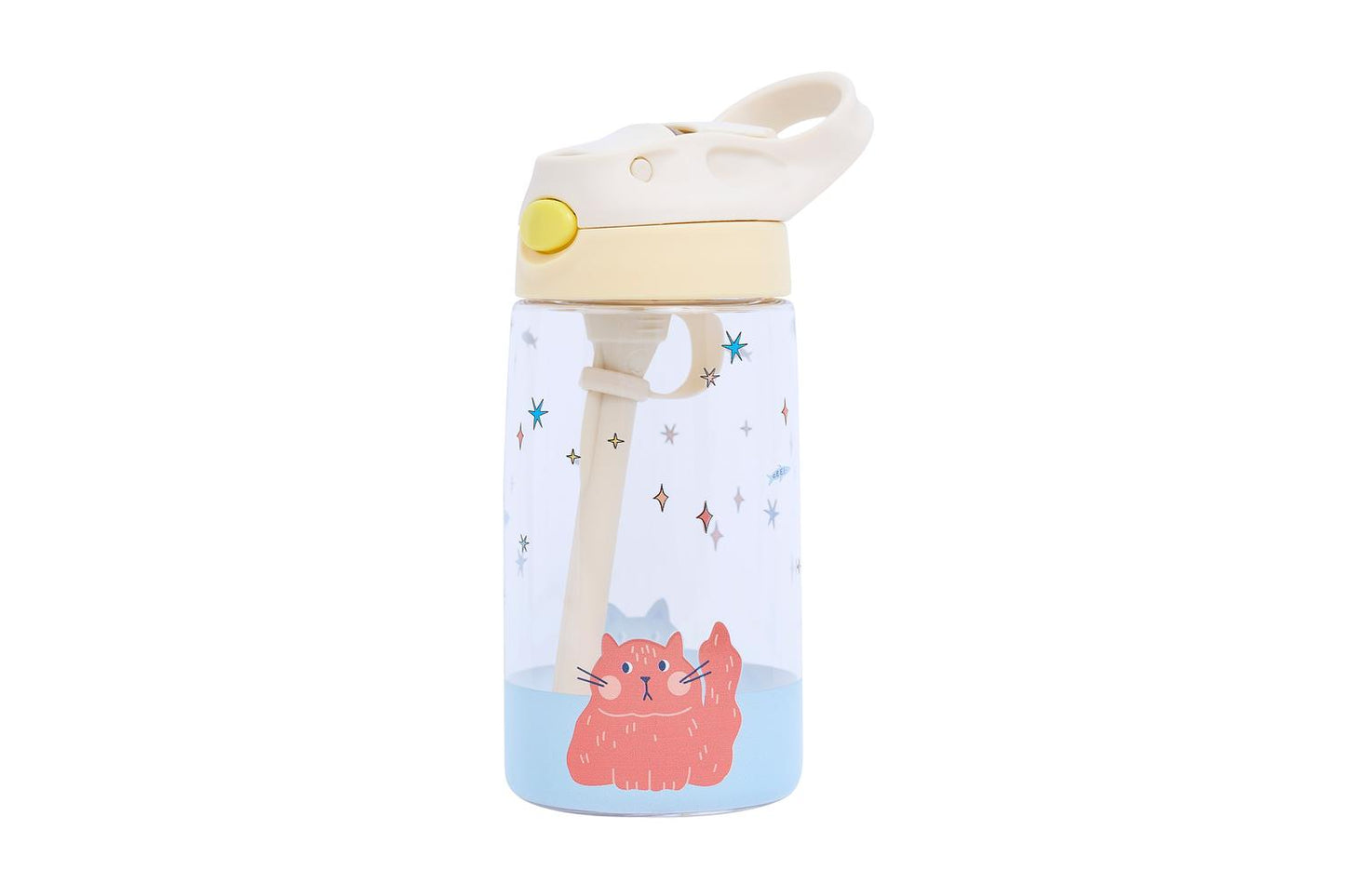 Bruchsicher & auslaufsicher für unterwegs. Die leichte BPA-freie Tritan-Flasche für Kinder punktet mit einem kinderleichten Strohhalm-Verschluss.