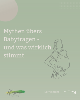 Mythen übers Babytragen
