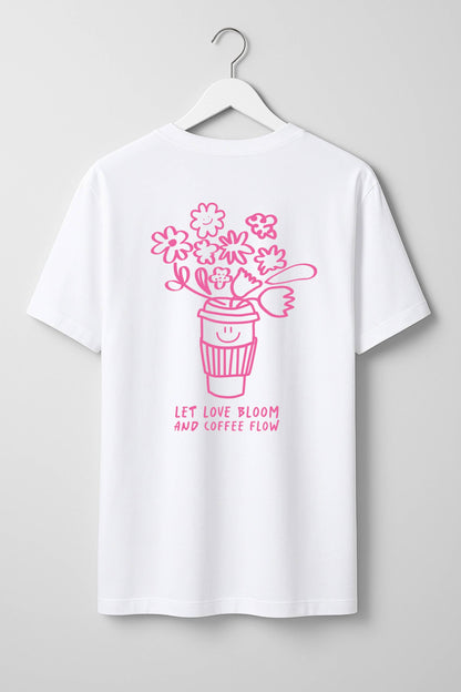 Erwachsenen T-Shirt Let love Bloom