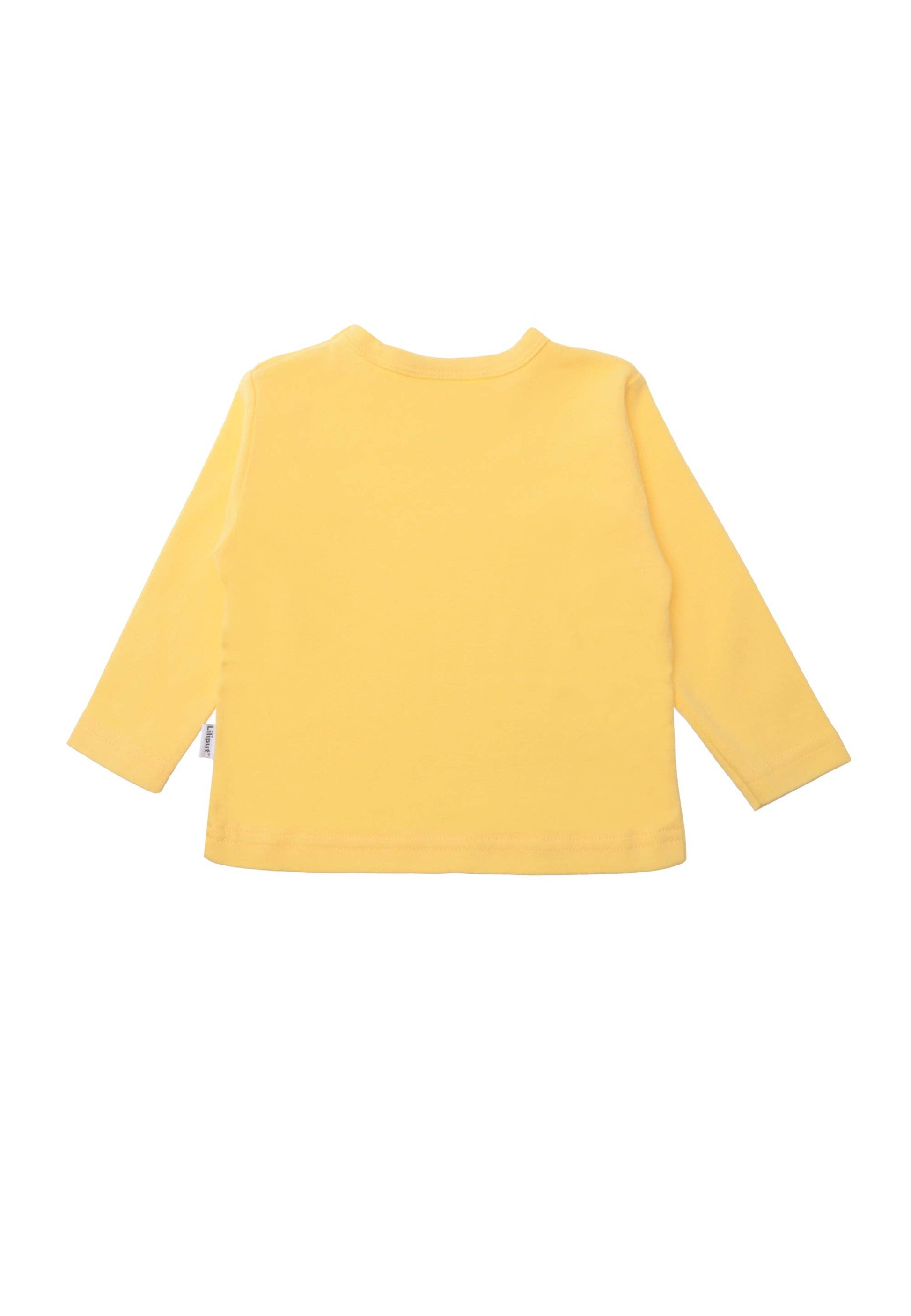 Liliput 2er-Pack Langarmshirts mit Zitronen-Print – weiß & gelb, 100% Baumwolle, weich & atmungsaktiv. Mit Druckknöpfen. Größen 62/68–86/92. Jetzt entdecken!