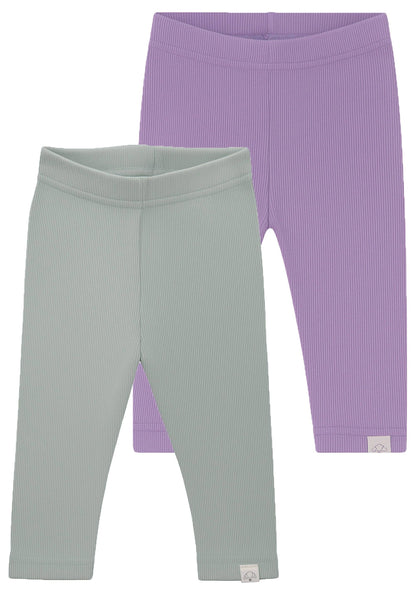 Liliput 2er-Pack Leggings in Flieder & Ecru – 95% Baumwolle, hochelastisch, weich & atmungsaktiv. Bequemer Gummibund. Größen 62/68–104. Jetzt entdecken!