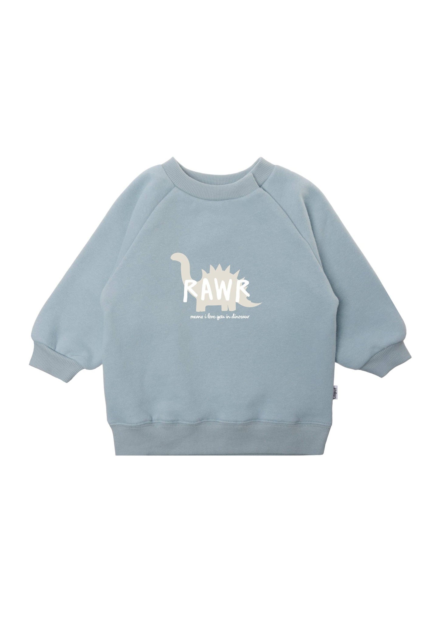 Sweatshirt in hellblau "Dinosaurier"