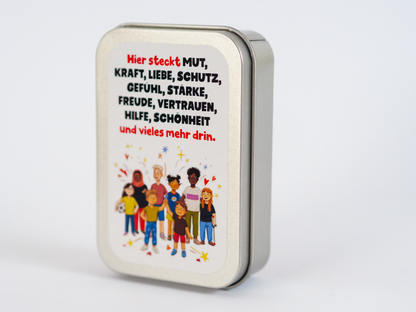 Glaub an dich! 20 transparente und wasserfeste Affirmationskarten für mehr Selbstvertrauen und mentale Stärke im Kinderzimmer. Inklusive Holzaufsteller.