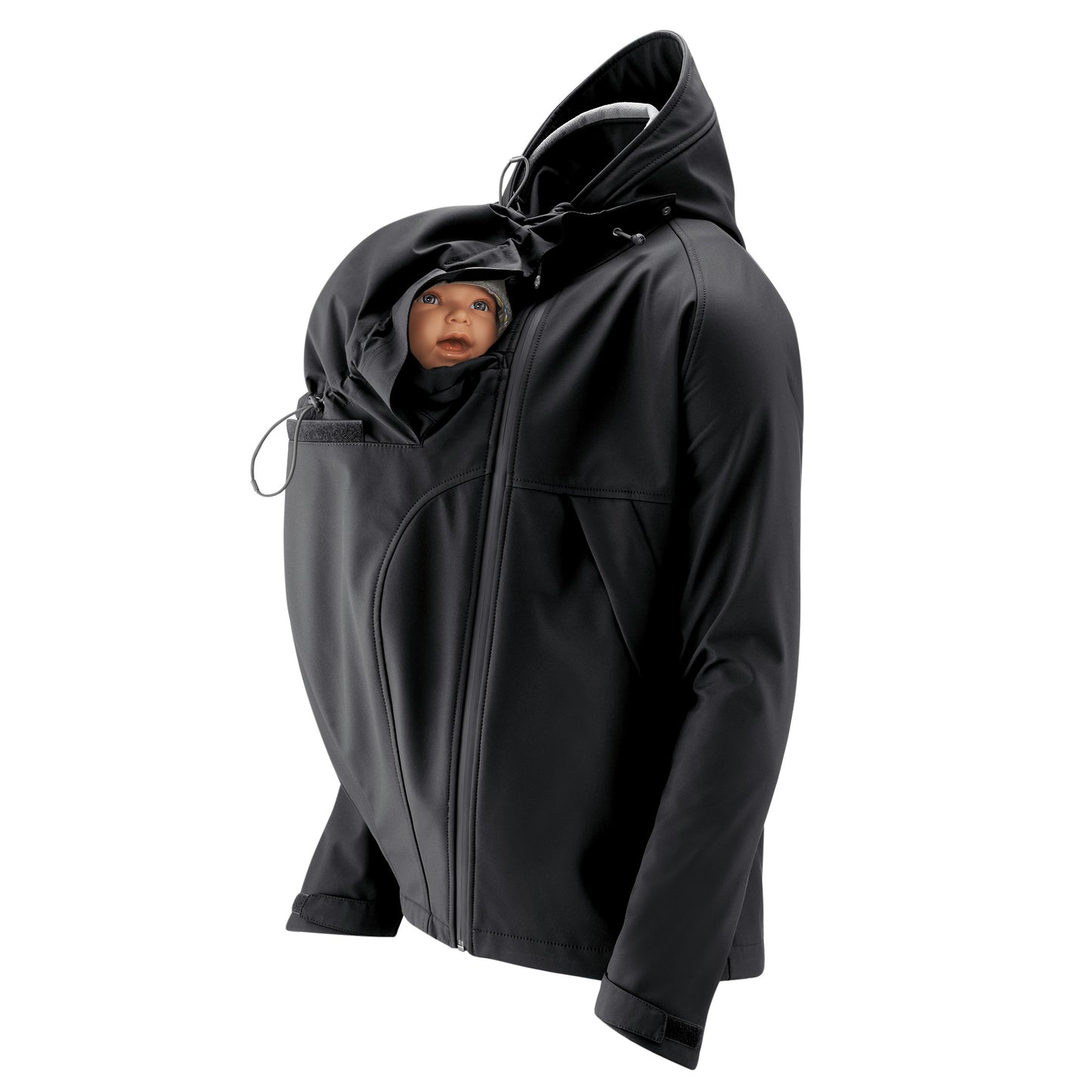 Der Papa-Klassiker! Die sportliche 3-in-1 Softshell-Jacke begleitet dich von der Übergangszeit bis in den Winter – 100% wetterfest und atmungsaktiv.