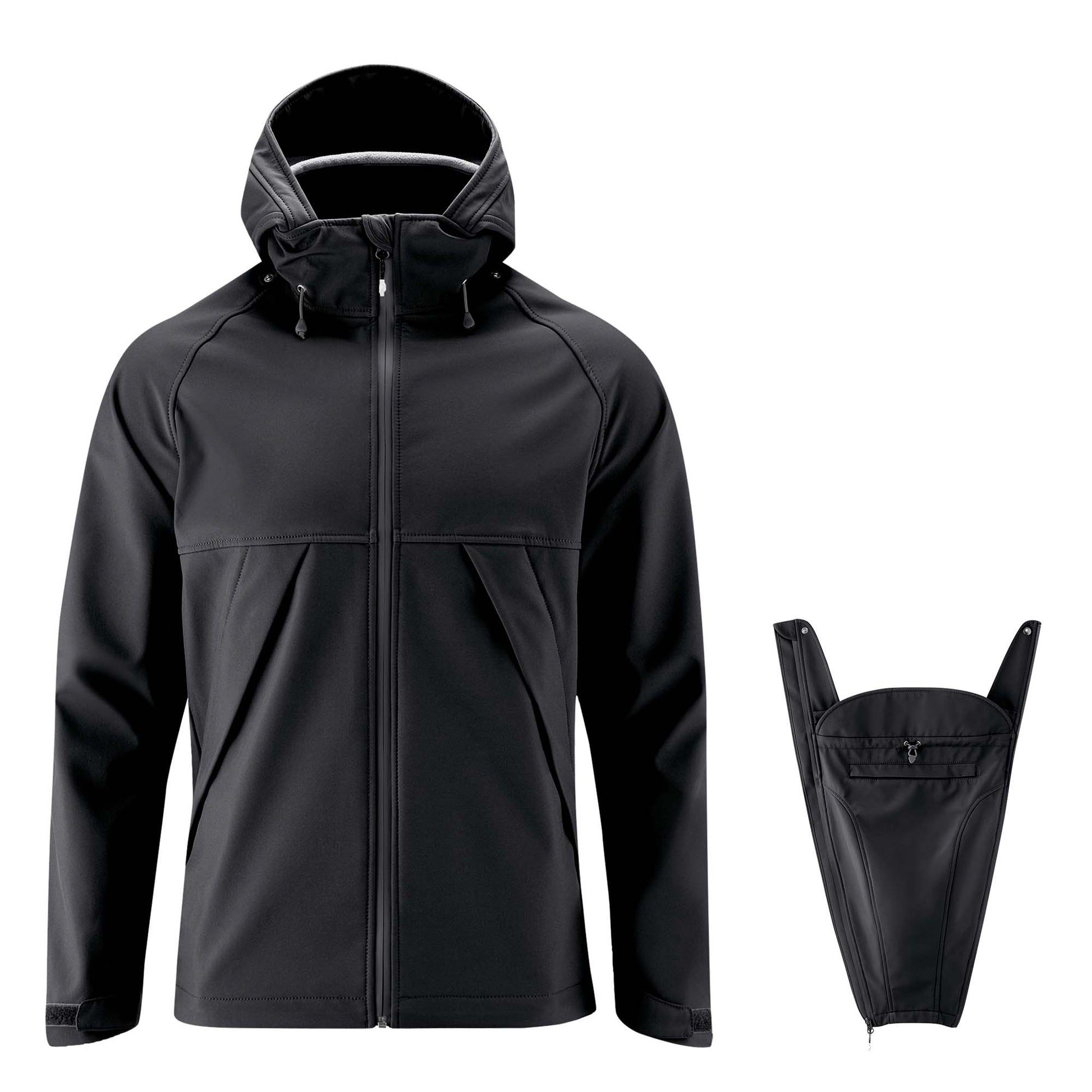 Der Papa-Klassiker! Die sportliche 3-in-1 Softshell-Jacke begleitet dich von der Übergangszeit bis in den Winter – 100% wetterfest und atmungsaktiv.