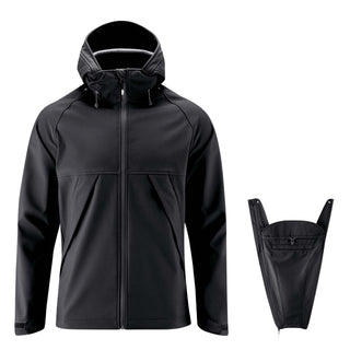 Der Papa-Klassiker! Die sportliche 3-in-1 Softshell-Jacke begleitet dich von der Übergangszeit bis in den Winter – 100% wetterfest und atmungsaktiv.