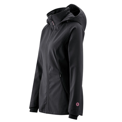 Der bewährte Klassiker! Die wetterfeste 4-in-1 Softshell-Jacke mit bequemer Passform inkl. Schwangerschafts- und Babyeinsatz (fürs Bauch- und Rückentragen).