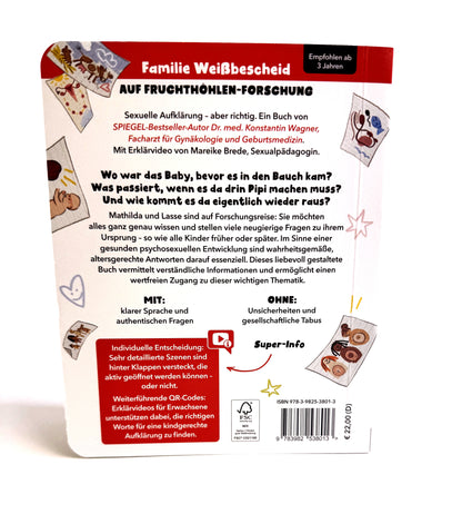 Keine Märchen vom Klapperstorch! Das moderne Aufklärungsbuch erklärt Schwangerschaft, Geburt und Zeugung biologisch korrekt und absolut kindgerecht.