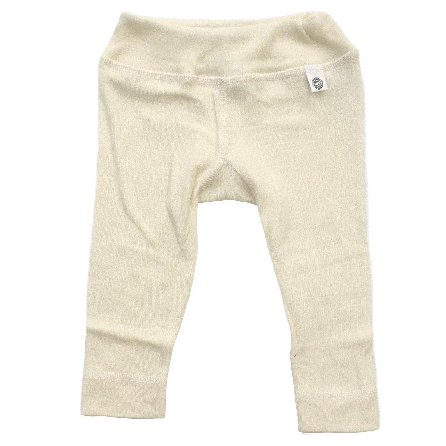 Kratzfreie Wärme für kleine Krabbler! Die weiche Strickhose aus 100% Merinowolle wächst dank der praktischen Umschlagbündchen lange mit deinem Kind mit.