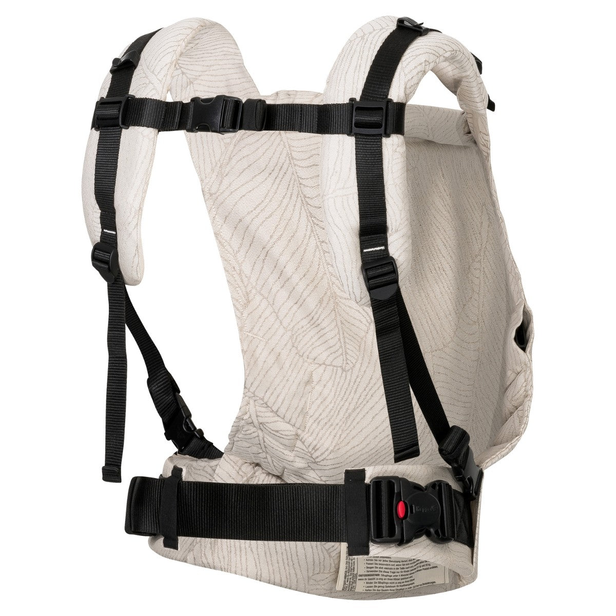 Schnelles Anlegen ohne Binden! Die ergonomische Fullbuckle-Trage lässt sich wie ein Rucksack klicken und stützt den Rundrücken deines Babys perfekt.