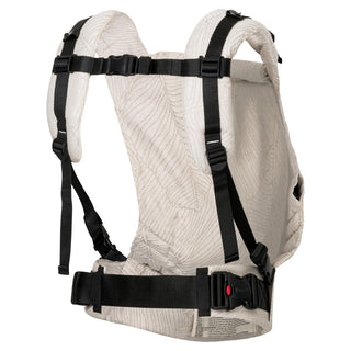 Schnelles Anlegen ohne Binden! Die ergonomische Fullbuckle-Trage lässt sich wie ein Rucksack klicken und stützt den Rundrücken deines Babys perfekt.