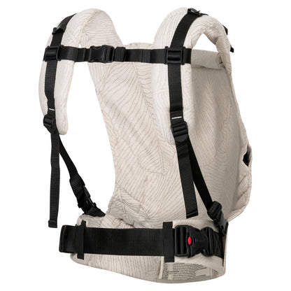 Schnelles Anlegen ohne Binden! Die ergonomische Fullbuckle-Trage lässt sich wie ein Rucksack klicken und stützt den Rundrücken deines Babys perfekt.