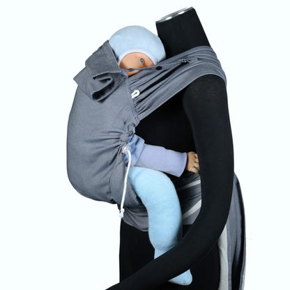 Extra groß und stabil für Weltentdecker! Die mitwachsende Half-Buckle Kleinkindtrage bietet maximalen Komfort, auch wenn dein Kind schwerer wird.
