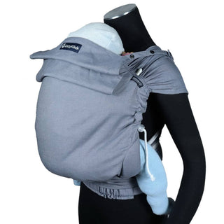 Extra groß und stabil für Weltentdecker! Die mitwachsende Half-Buckle Kleinkindtrage bietet maximalen Komfort, auch wenn dein Kind schwerer wird.
