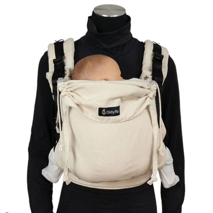 Die schnelle Alternative zum Tragetuch! Die mitwachsende Fullbuckle-Trage aus weichem Bio-Tragetuchstoff ist ergonomisch und blitzschnell angelegt.