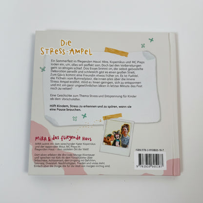 Gemeinsam durch den Gefühlssturm! Dieses liebevolle Buch von MiRA & das fliegende Haus hilft Kindern und Eltern spielerisch, Stress und starke Emotionen zu regulieren.