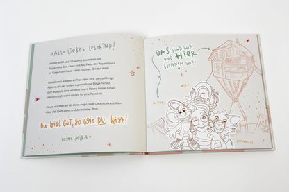Gemeinsam durch den Gefühlssturm! Dieses liebevolle Buch von MiRA & das fliegende Haus hilft Kindern und Eltern spielerisch, Stress und starke Emotionen zu regulieren.