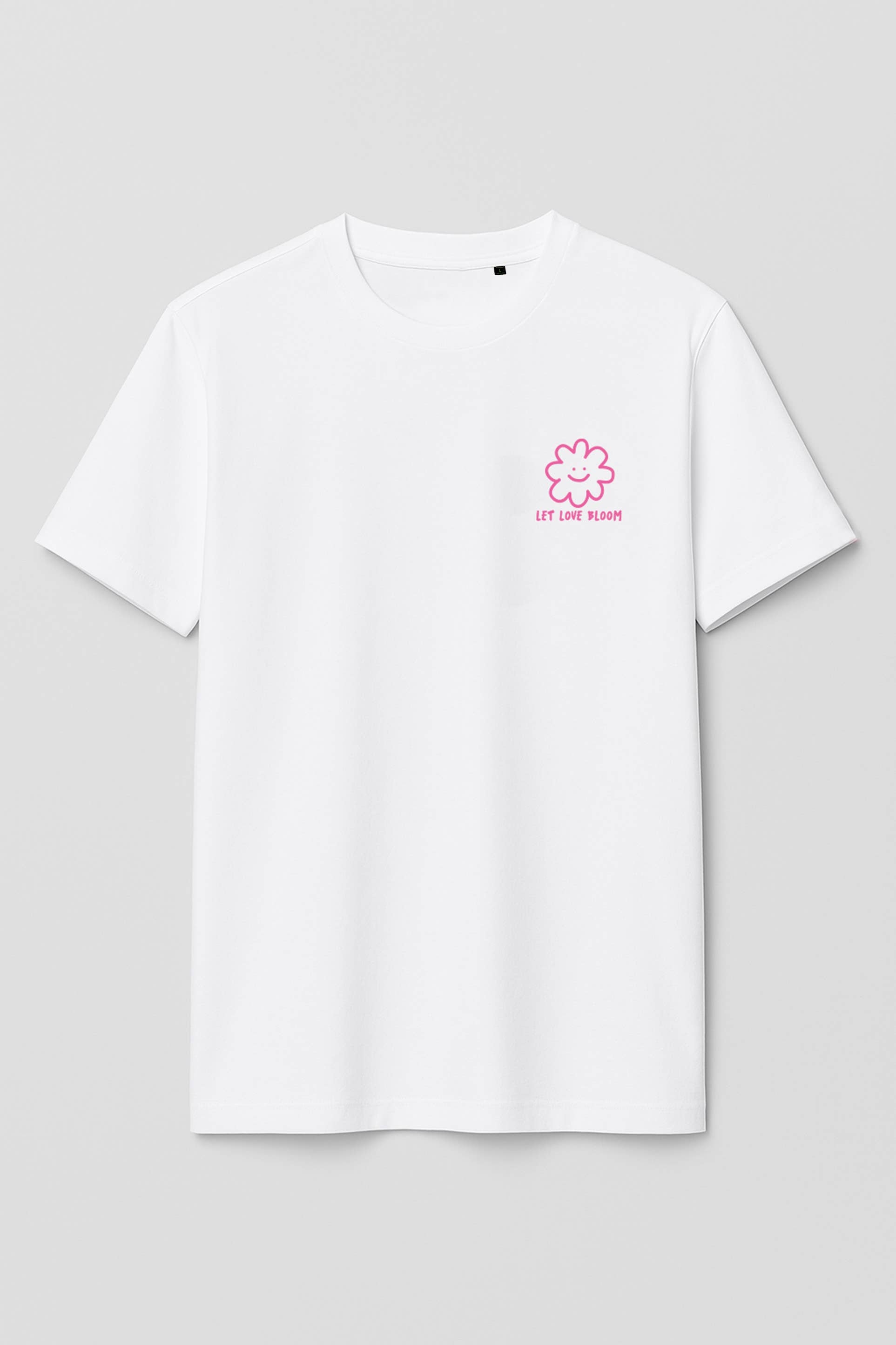 Zeig deine Liebe im Alltag! Das weiche Baumwoll-Shirt mit inspirierendem Print ist lässig geschnitten und passt perfekt zum Mini-Me-Look deines Kindes.