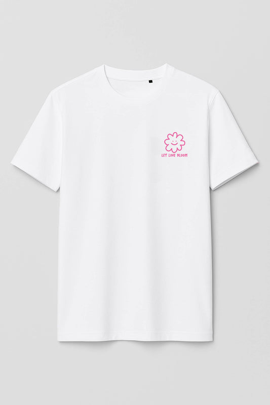 Zeig deine Liebe im Alltag! Das weiche Baumwoll-Shirt mit inspirierendem Print ist lässig geschnitten und passt perfekt zum Mini-Me-Look deines Kindes.