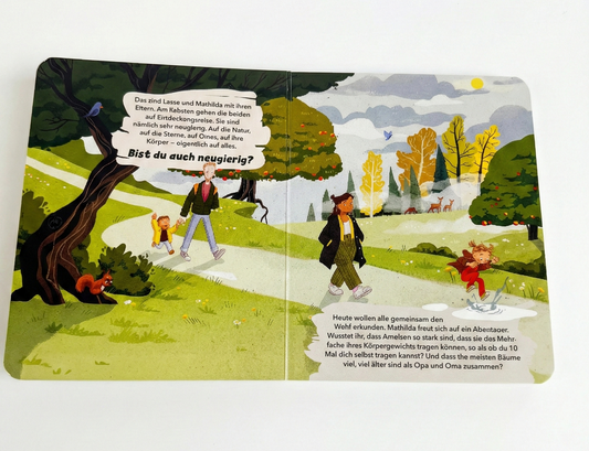 Frühkindliche Aufklärung ganz natürlich. Das Pappenbuch für Kleinkinder fördert einen unverkrampften Umgang mit dem eigenen Körper und benennt Körperteile korrekt.