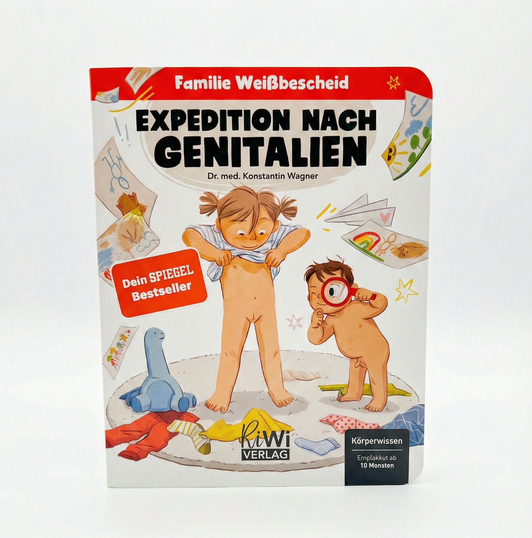 Frühkindliche Aufklärung ganz natürlich. Das Pappenbuch für Kleinkinder fördert einen unverkrampften Umgang mit dem eigenen Körper und benennt Körperteile korrekt.