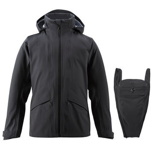 Endlich auch für Trage-Papas! Die robuste 3-in-1 Softshell-Jacke ist absolut winddicht, wasserabweisend und punktet mit einem sportlichen Outdoor-Look.