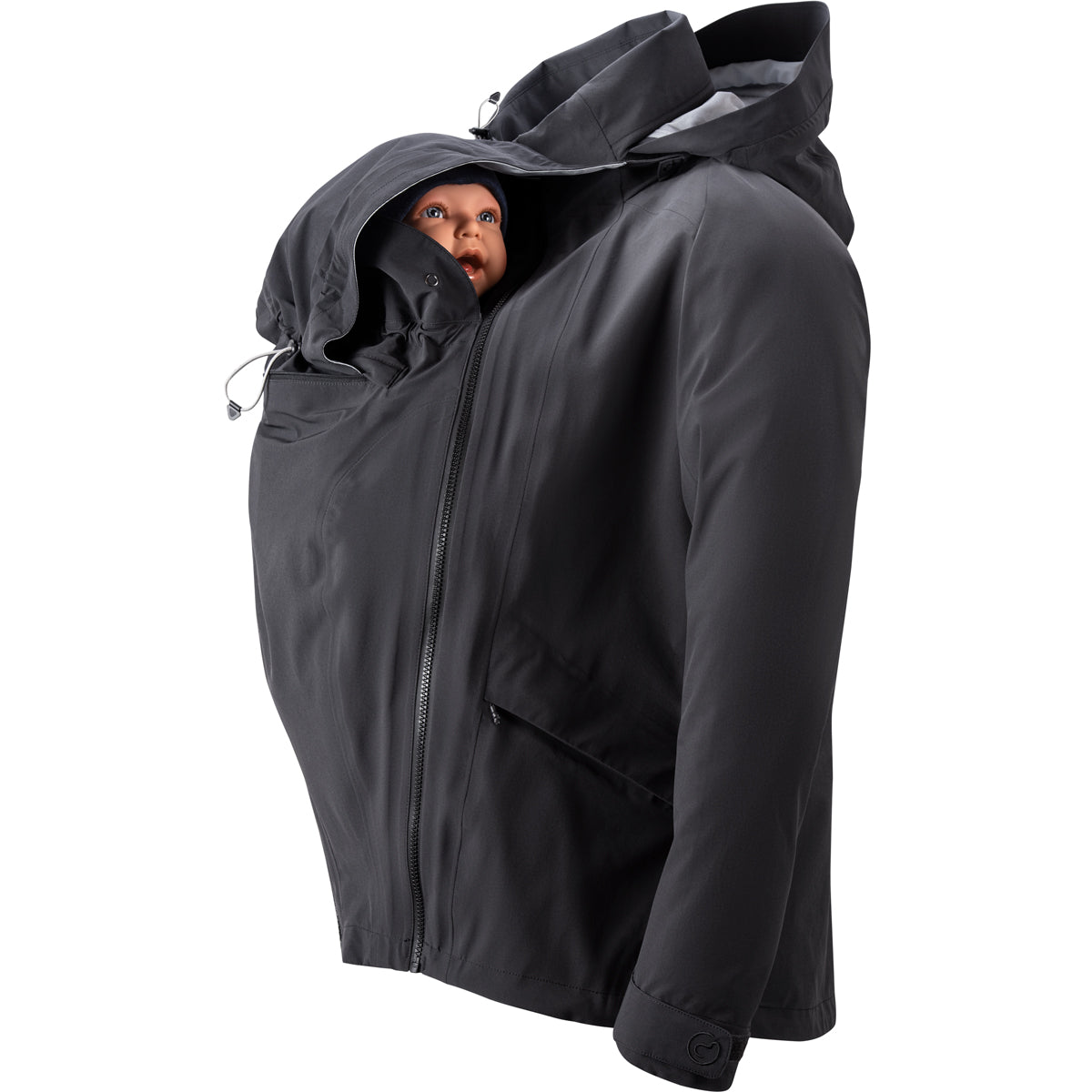 Endlich auch für Trage-Papas! Die robuste 3-in-1 Softshell-Jacke ist absolut winddicht, wasserabweisend und punktet mit einem sportlichen Outdoor-Look.