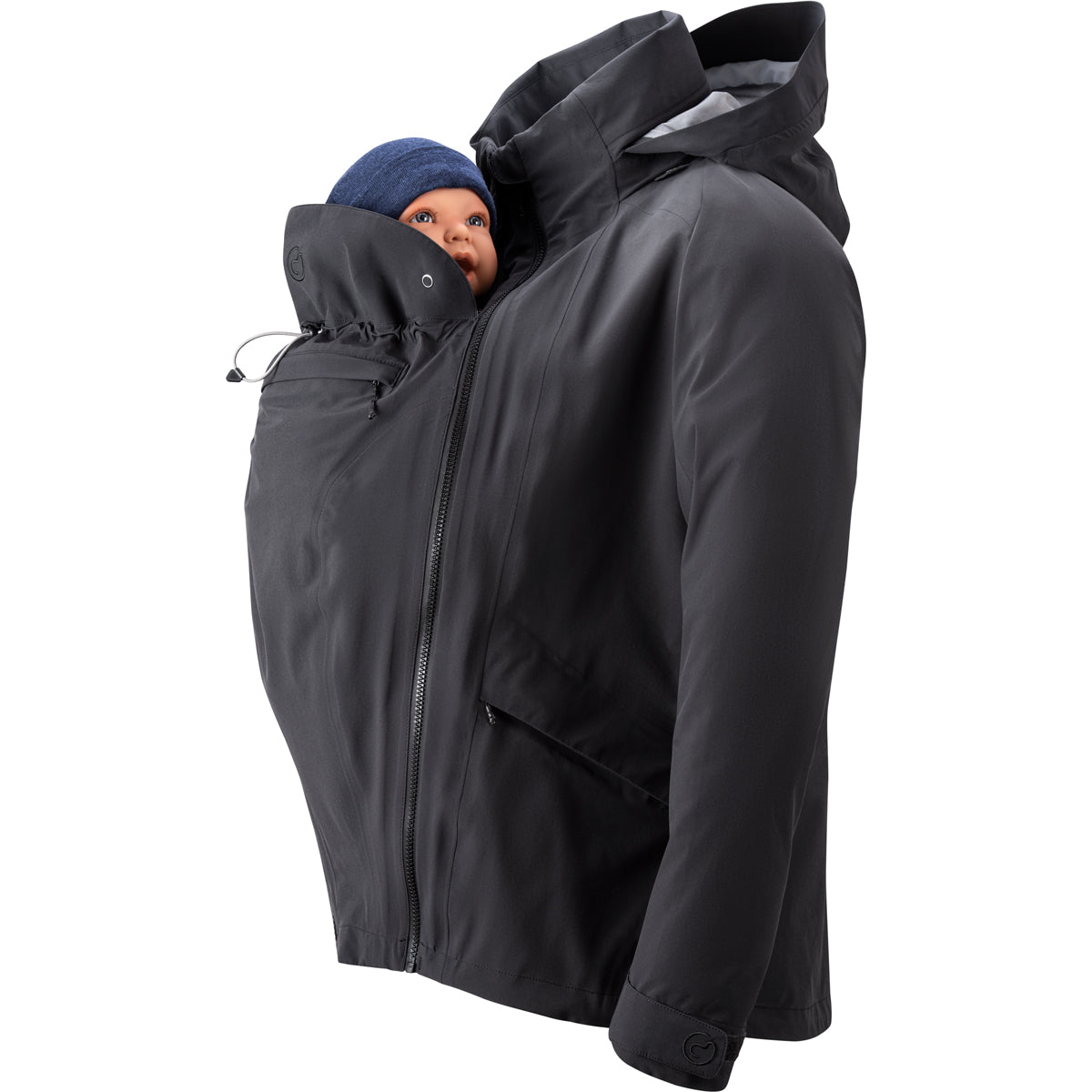 Endlich auch für Trage-Papas! Die robuste 3-in-1 Softshell-Jacke ist absolut winddicht, wasserabweisend und punktet mit einem sportlichen Outdoor-Look.