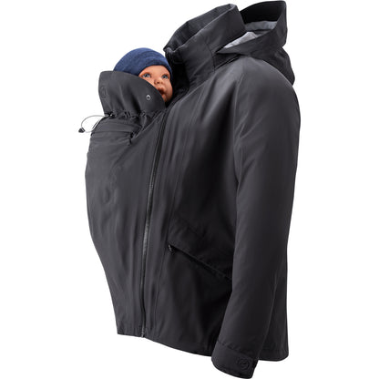 Endlich auch für Trage-Papas! Die robuste 3-in-1 Softshell-Jacke ist absolut winddicht, wasserabweisend und punktet mit einem sportlichen Outdoor-Look.