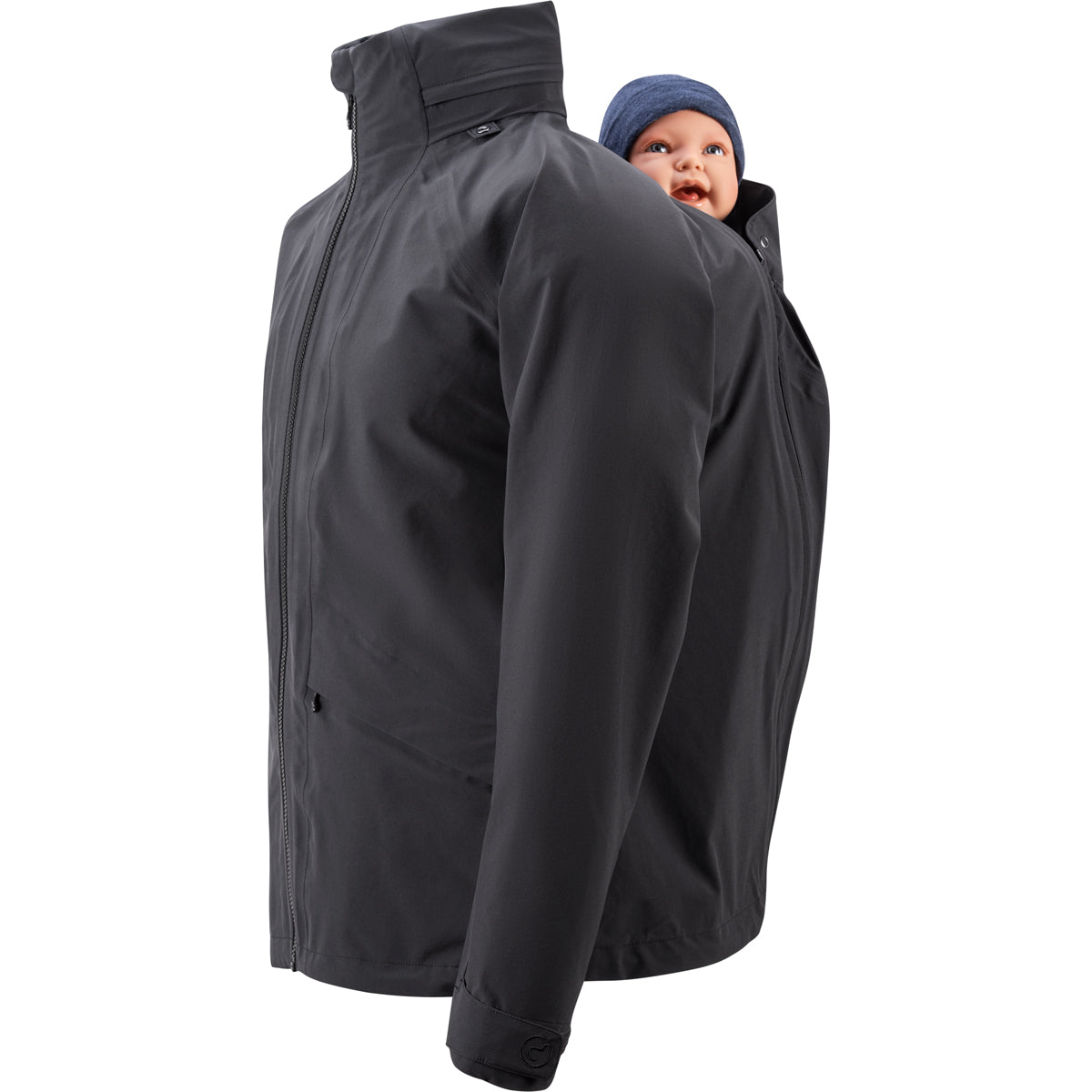 Endlich auch für Trage-Papas! Die robuste 3-in-1 Softshell-Jacke ist absolut winddicht, wasserabweisend und punktet mit einem sportlichen Outdoor-Look.