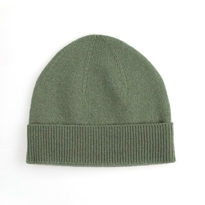 Lässiger Look und kratzfreie Wärme! Die weiche Beanie-Strickmütze mit breitem Umschlag aus 100% Merinowolle ist elastisch und wächst lange mit.