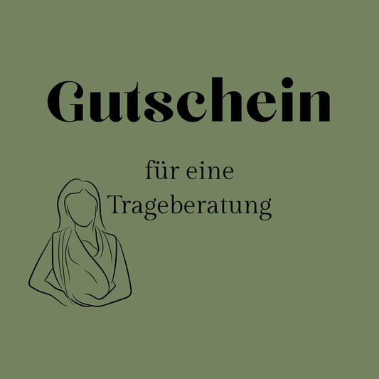 Gutschein für 90 Min. Trageberatung online kaufen. Das perfekte Geschenk zur Geburt für gesundes & sicheres Babytragen. Jetzt bestellen!