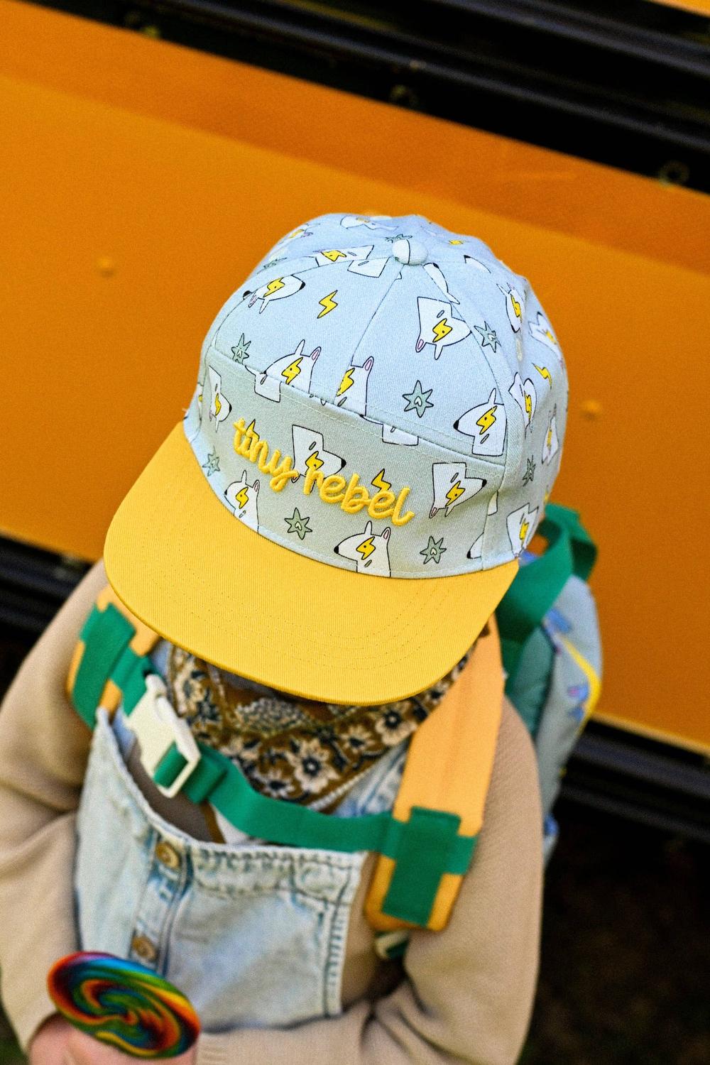 Coole Kappe für sonnige Tage! Die stylische und atmungsaktive Basecap aus reiner Bio-Baumwolle ist größenverstellbar und ein echter Hingucker.