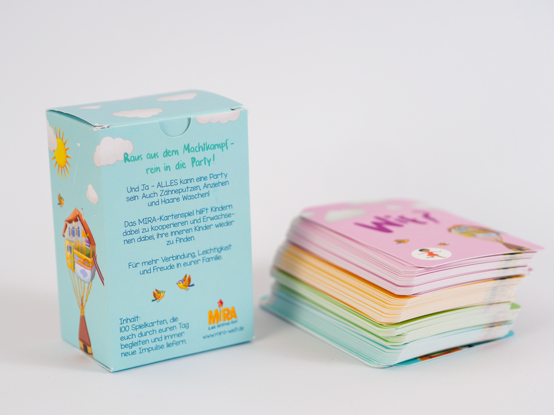 Schluss mit Machtkämpfen! Das innovative Kartenspiel für mehr Leichtigkeit im Familienalltag verwandelt Pflichten wie Aufräumen in echten Spielspaß.