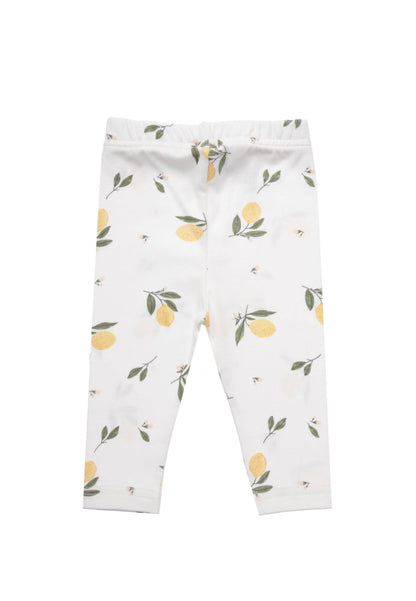 Bequem, elastisch und formstabil. Die fröhliche Sommer-Leggings aus weichem Baumwoll-Jersey macht jede Bewegung mit, ohne einzuengen.