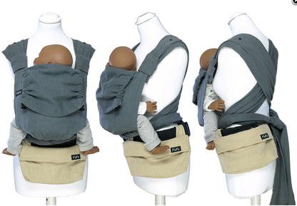 Hände frei und kein störender Rucksack! Die praktische Tasche für den MaMo Bauchgurt hält Schlüssel, Smartphone und Geld beim Spaziergang stets sicher griffbereit.