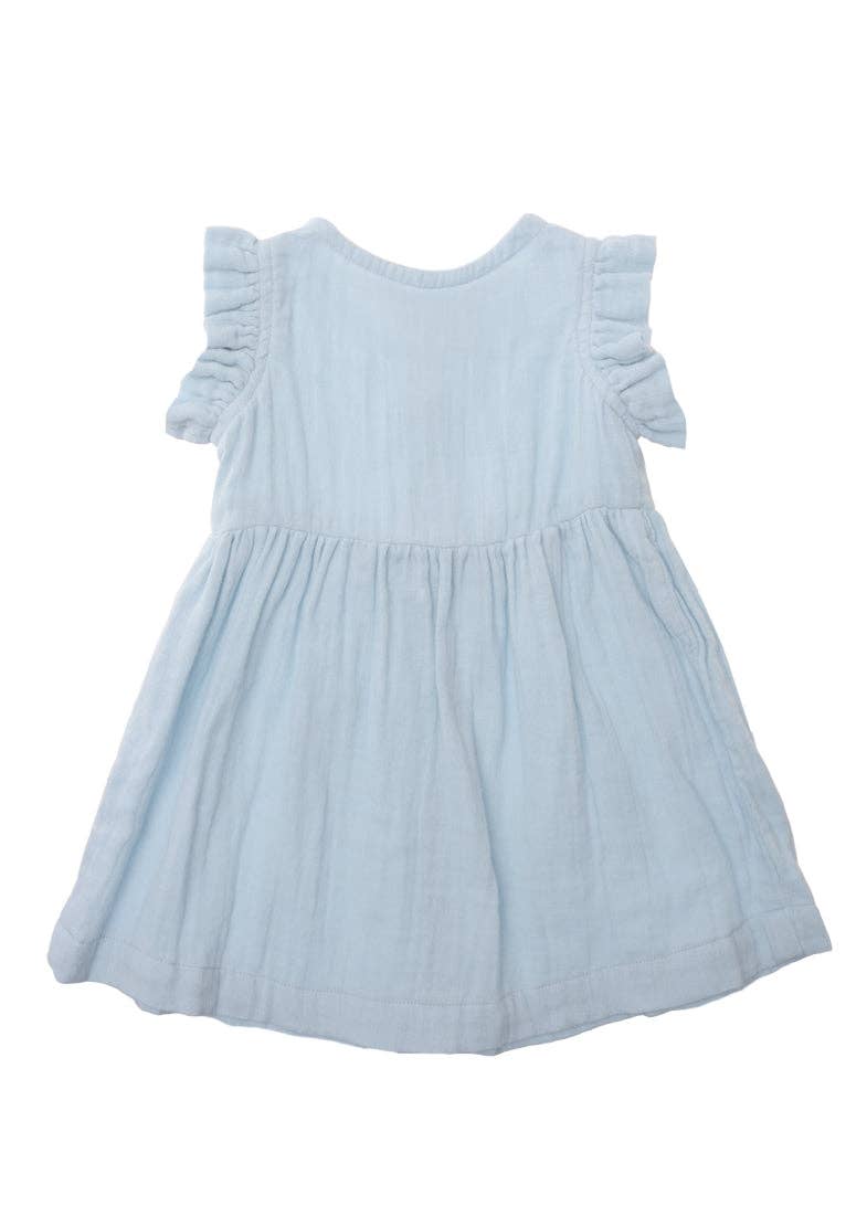 Bügelfrei und wunderbar atmungsaktiv! Das weiche Trägerkleid aus Musselin fällt wunderschön leicht und ist der perfekte Begleiter für den Sommer.