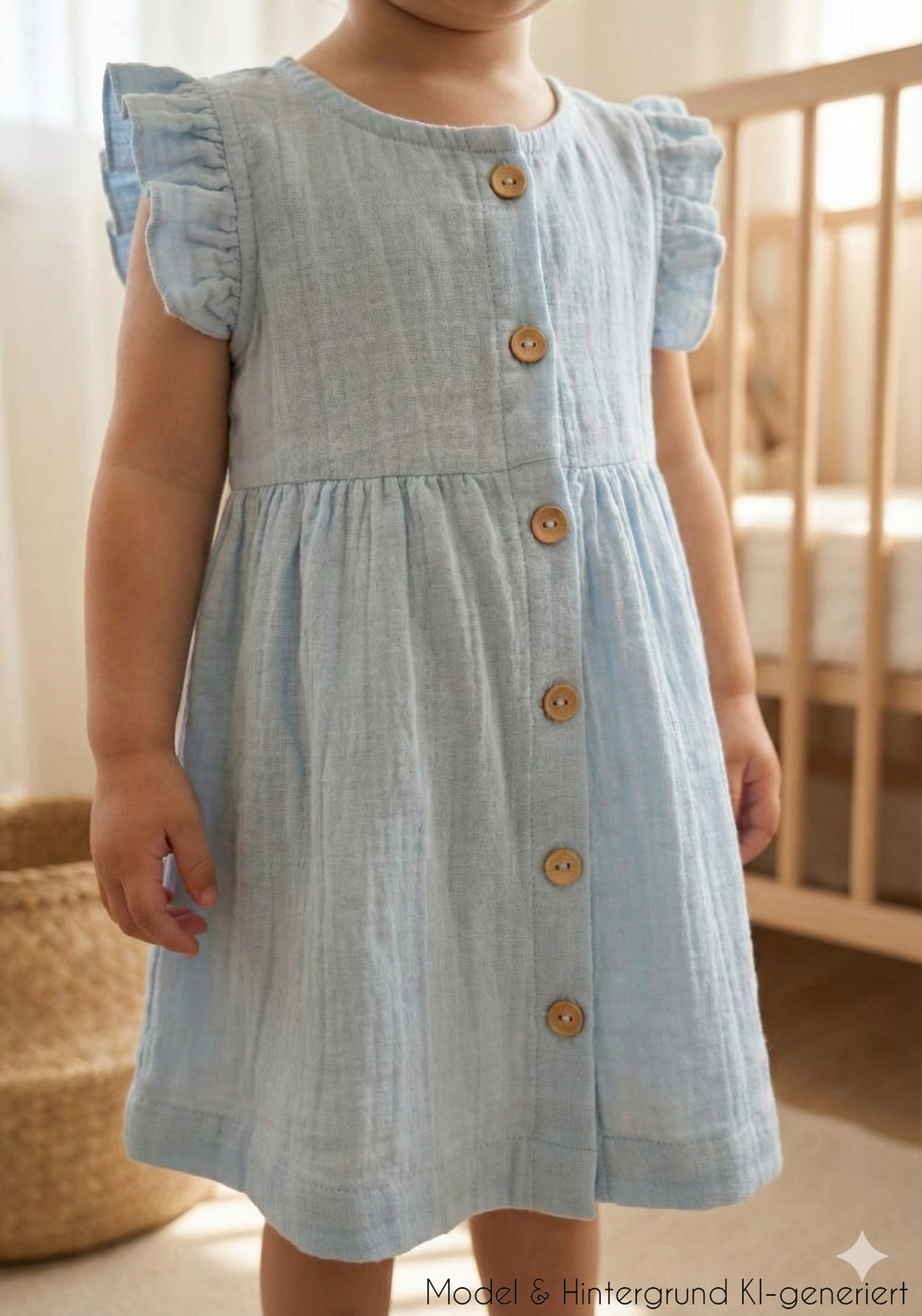 Bügelfrei und wunderbar atmungsaktiv! Das weiche Trägerkleid aus Musselin fällt wunderschön leicht und ist der perfekte Begleiter für den Sommer.