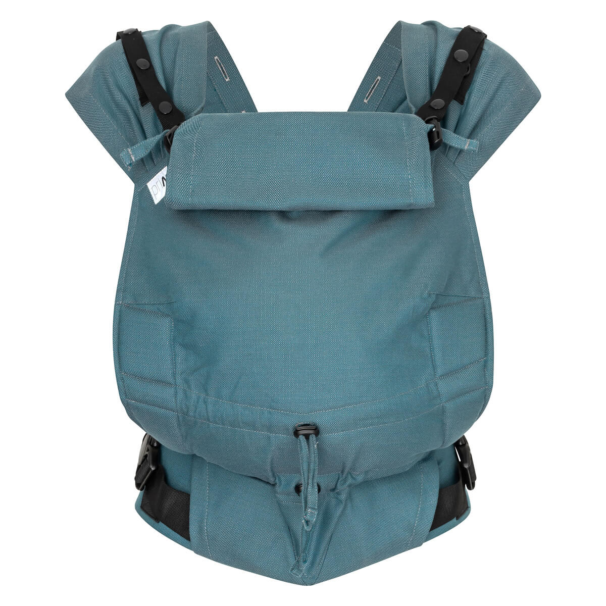 Schluss mit Stress beim Anlegen! Die Primeo Full-Buckle lässt sich bequem voreinstellen und wie ein Rucksack anziehen – perfekt für unruhige Babys.