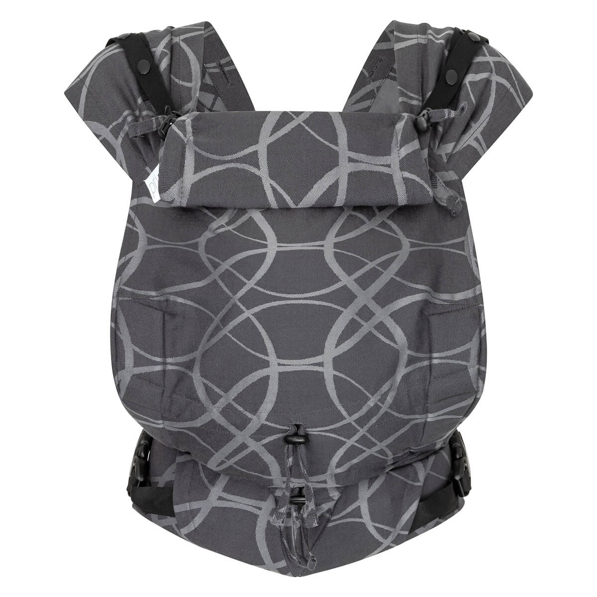 Schluss mit Stress beim Anlegen! Die Primeo Full-Buckle lässt sich bequem voreinstellen und wie ein Rucksack anziehen – perfekt für unruhige Babys.