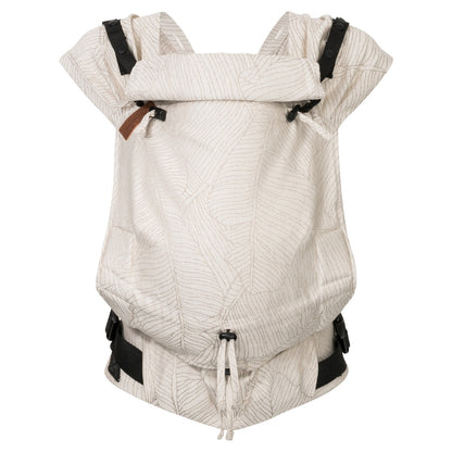 Schluss mit Stress beim Anlegen! Die Primeo Full-Buckle lässt sich bequem voreinstellen und wie ein Rucksack anziehen – perfekt für unruhige Babys.